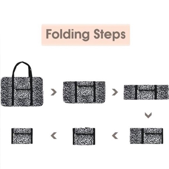 For Spirit Airlines Personal Item Bag 18x14x8 Foldable Travel Duffel Bag Tote - Picture 5 of 9